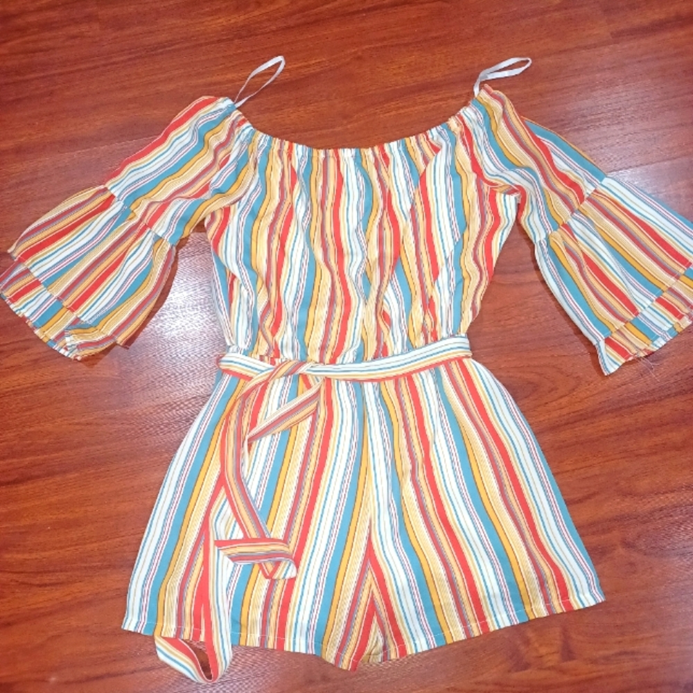As U Wish shorts romper